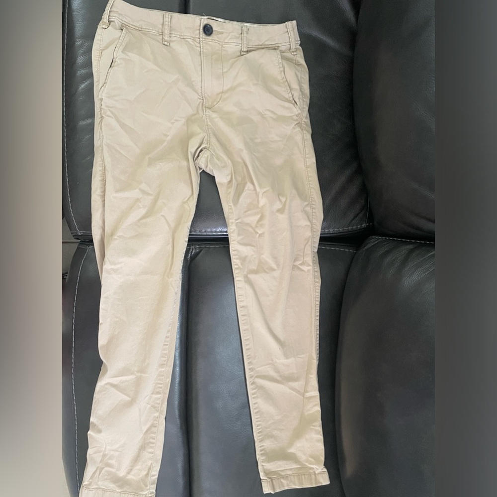 Men’s skinny tan jeans